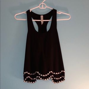 Bethany Mota Black Casual Tank